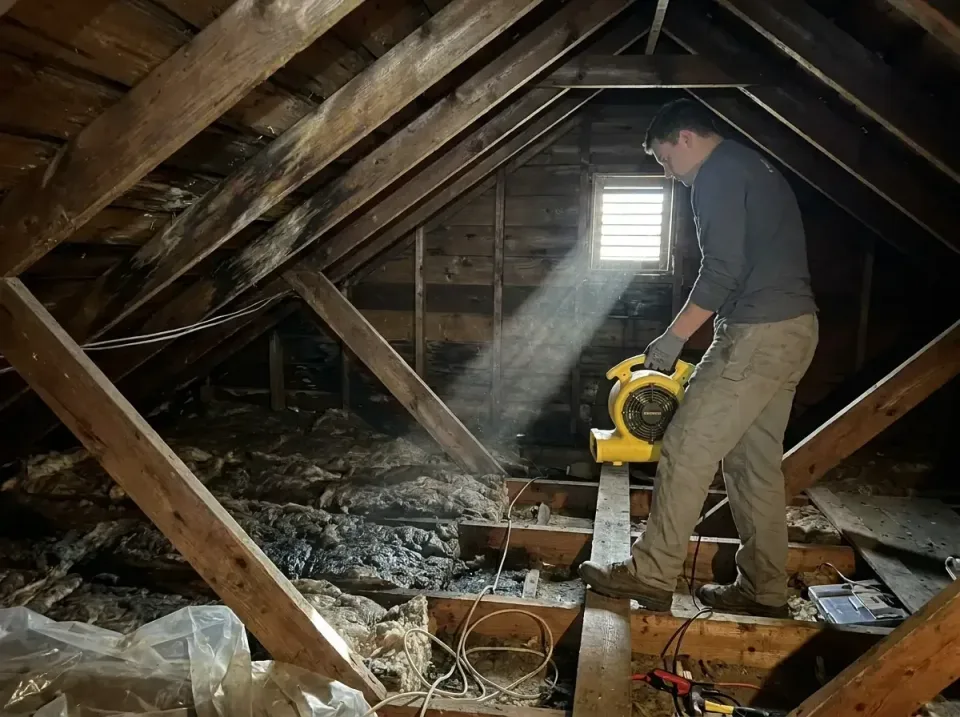 attic-water-damage-drying-proc-007 — frequently asked questions, Emergency Water Extraction & 24/7 Flood Response in Ganado,…